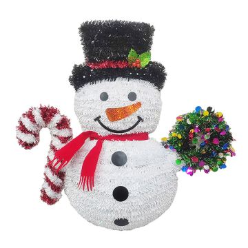 True Value, 2D Opal Snowman with Wreath