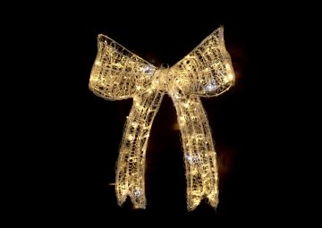 Luxe Light Decor Outdoor Bow