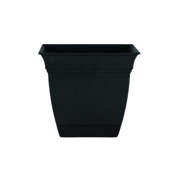 The HC Companies, Eclipse Square Planter, Black