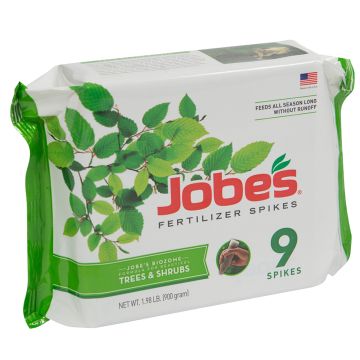 Jobe's, Trees & Shrubs 15-3-3 Fertilizer Spikes, 9 spikes