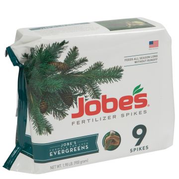 Jobe's, Evergreens 11-3-4 Fertilizer Spikes, 9 spikes