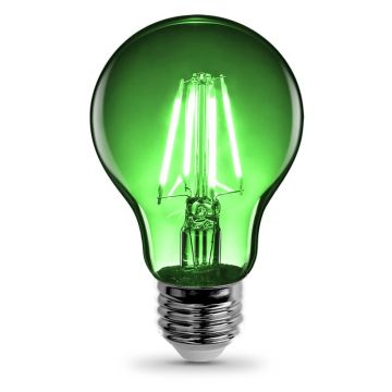 Feit, A19 E26 (Medium) Filament LED Bulb Green 30 Watt Equivalence 1 pk