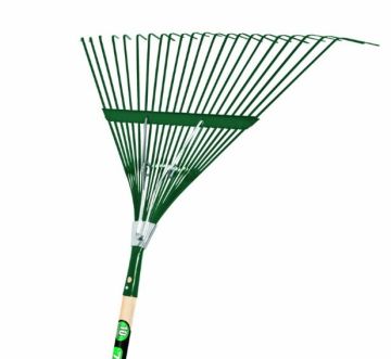 Truper Tru-Tough Steel Leaf Rake, 22"