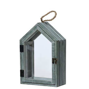 Lumineo Lantern Firwood House with 2 Side Glass, Small