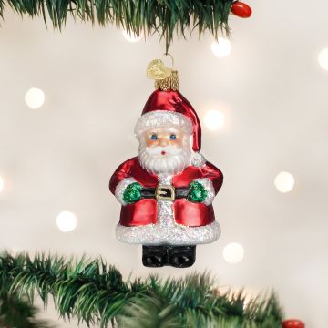 Short Stuff Santa Ornament