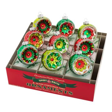 Christopher Radko® Holiday Splendor Reflector Rounds 2.5IN, 9 Ornaments