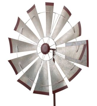 Regal Art & Gift, Wind Spinner, Galvanized, 32"