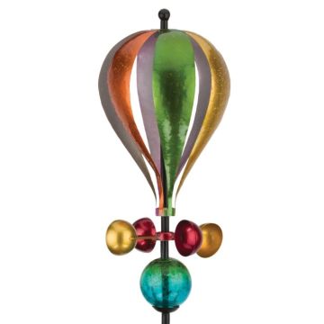 Regal Art & Gift, Solar Wind Spinner Stake, Rainbow