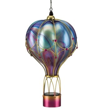 Regal Art & Gift, Swirl Balloon Solar Lantern Large Purple