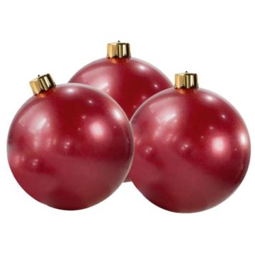 Holiball Vintage Red Trio, 8"