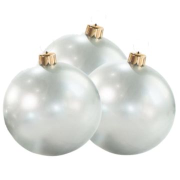 Holiball Silver Trio, 8"