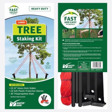 Master Mark, Tree Master Heavy Duty Tree Staking Kit, Large