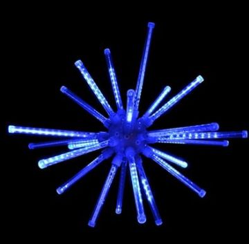 Holiday Bright Lights LED 20" Meteor Burst Blue