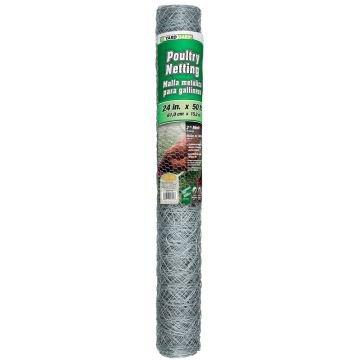 YardGard, 24" Steel Poultry Netting 2 in, 50' long