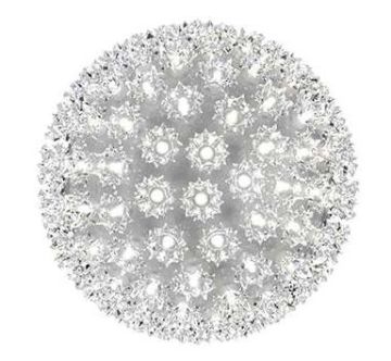 Holiday Bright Lights LED 10" Sphere Pure White