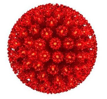 Holiday Bright Lights LED 10" Sphere Red