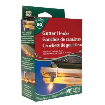 Adams, Gutter Hooks, 12", 50 Hooks