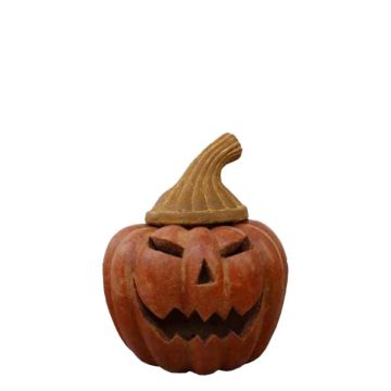 The Pottery Patch, Traditional Pumpkin Lantern, 14.5" tall