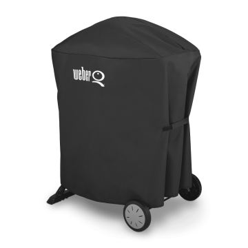 Weber Premium Grill Cover for Q 100/1000/200/2000 with Portable Cart