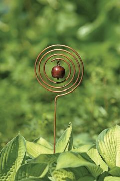 Ancient Graffiti, Bronzed Circle Tinker Bell Garden Stake