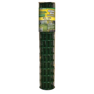 YardGard, 36" Vinyl Multi-Purpose Fence Green 2x3 in, 50' long