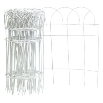 Panacea, Roll Wire Fence 14" x 20 Foot White