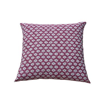 Outdoor Interiors Blushing Magenta Square Pillow, 16" X 16"