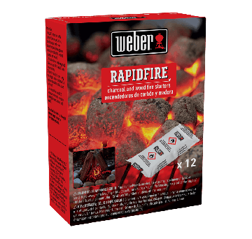 Weber Rapidfire Fire Starters, 12 Pack