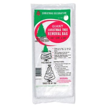 Holiday Trims Christmas Tree Removal Bag and Skirt, 90 in. H X 144 in. W