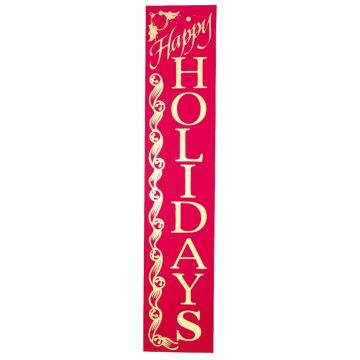 Holiday Trims Happy Holidays Banner, 12.5" x 60"