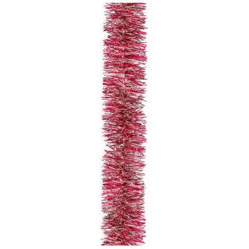 Holiday Trims Red/Snow Garland, 2.25"x15'