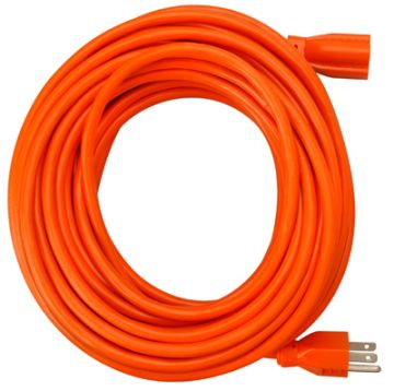 MASTER ELECTRICIAN, Extension Cord, 16/3, Orange, 25-Ft.   