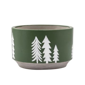 Napco Green Tree Bowl, 3" H