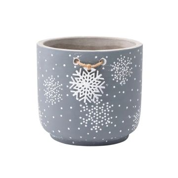 Napco Hanging Snowflake on Snowflake Planter, 4.75"