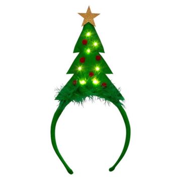 Dyno Tree with LED Lights Headband Felt