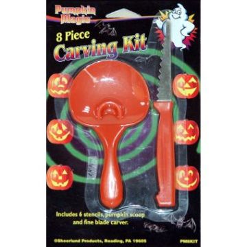 Sheerlund Pumpkin Magic 8 Piece Carving Kit