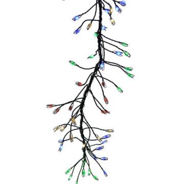 Celebrations Platinum LED, Vine Light Multi Connectable Green Wire, 250L/10FT