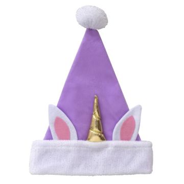 Dyno 17 in. Unicorn Santa Hat