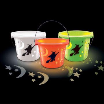 Shawshank LEDz Light Up Witch Bucket Bucket 1 pk