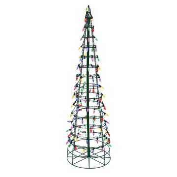 Glenhaven, Cone Tree 4' LED Multi Color Twinkle