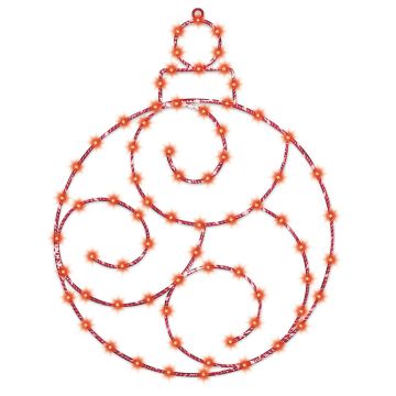 Ornament, Red Twinkle, 24"