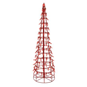 Glenhaven, Cone Tree 4' LED Red Twinkle