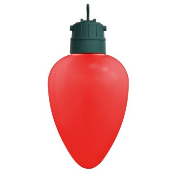 Jumbo Bulb, Red 10"