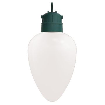 Jumbo Bulb, White 10"