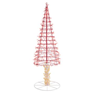 Glenhaven, Alpine Tree 6' LED Red & Warm White Twinkle