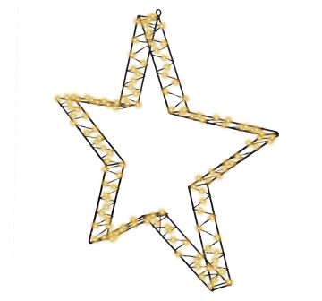 Glenhaven Home & Holiday LED Lighted 24" Two-dimensional Star