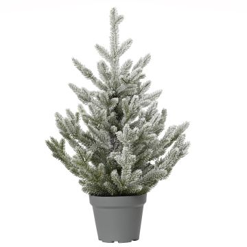 Lumineo Flocked Norway Mini Tree, Indoor, 35"