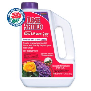 BONIDE 946 Rose Shield Systemic Rose & Flower Care Granules, 6lbs