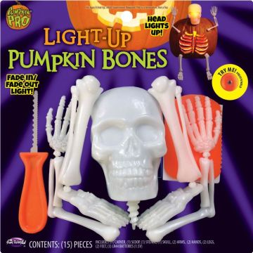 Fun World Pumpkin Pro Light-Up Pumpkin Bones