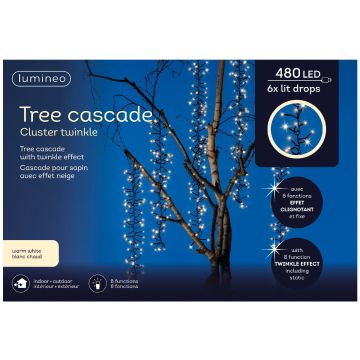 Lumineo LED Tree Cascade Cluster Lights